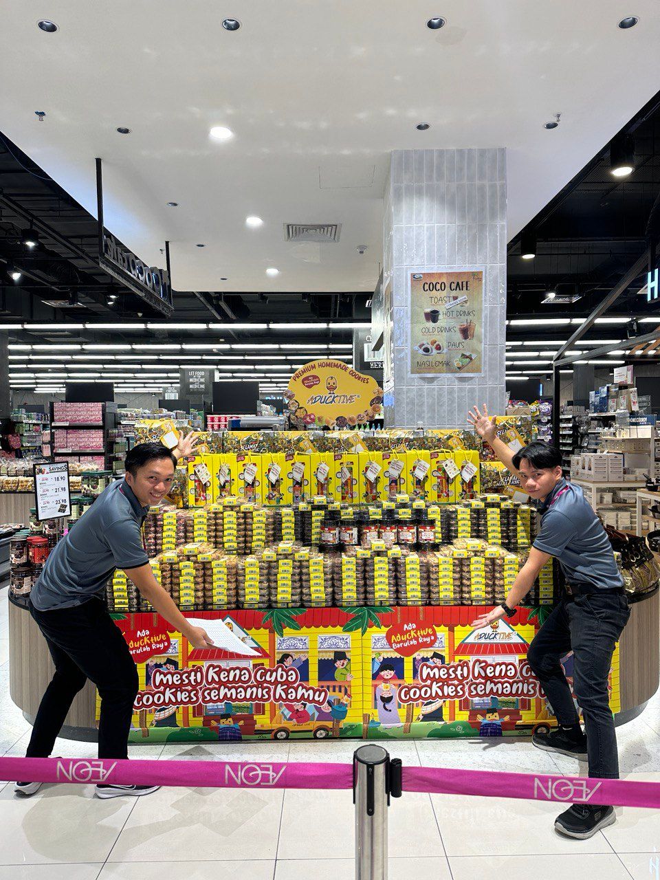 CELEBRATE RAYA WITH ADUCKTIVE COOKIES @ AEON SUPERMARKET!