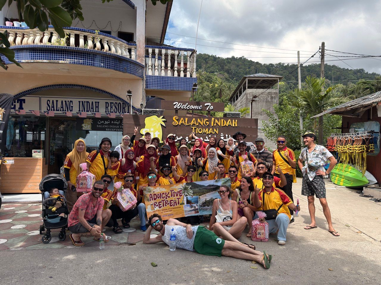 Aducktive Team Retreat at Salang Indah, Tioman